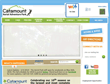 Tablet Screenshot of catamounttrees.com